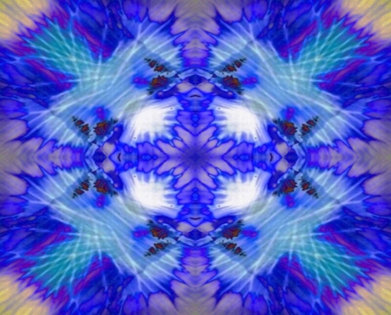 Symmetrical Tie-dye Pattern