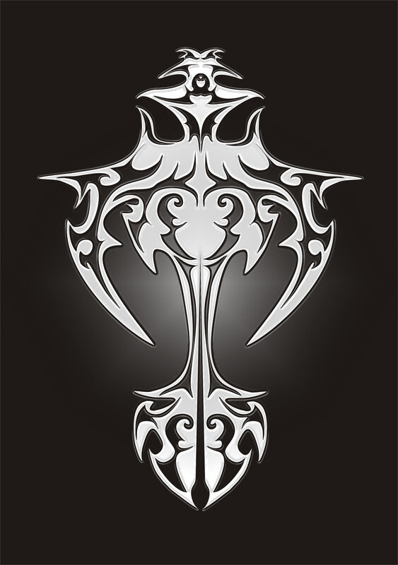 symmetrical tribal design