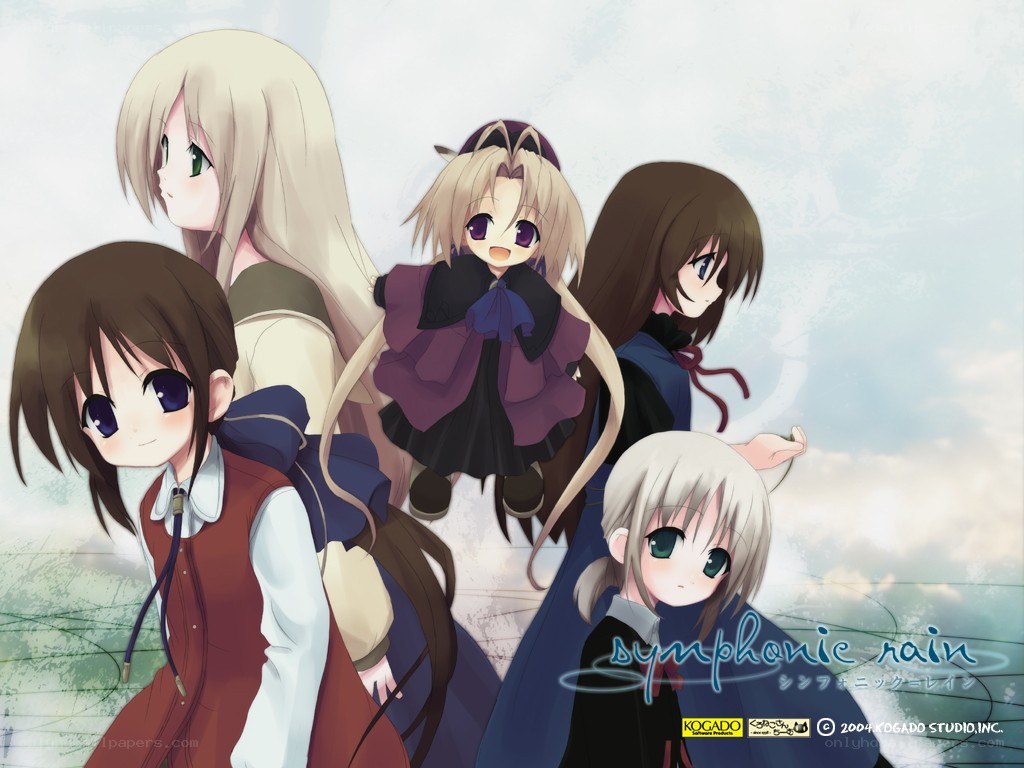 Symphonic Rain anime characters