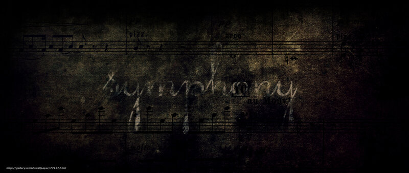 Symphony music sheet