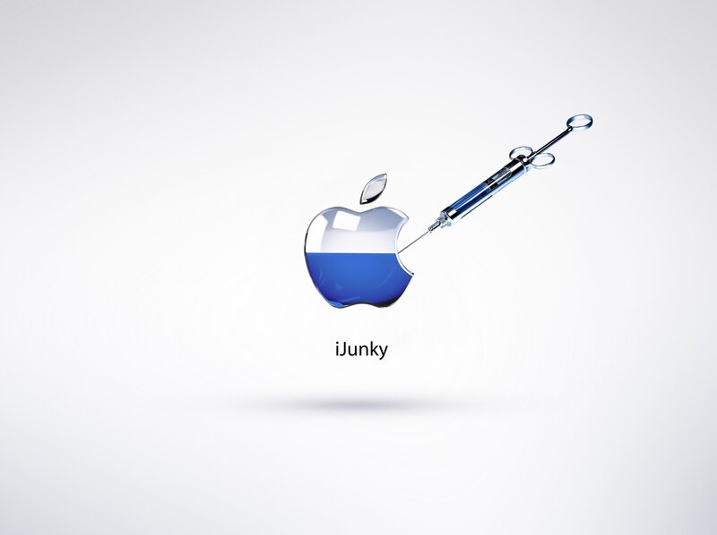 Syringe Injecting Apple