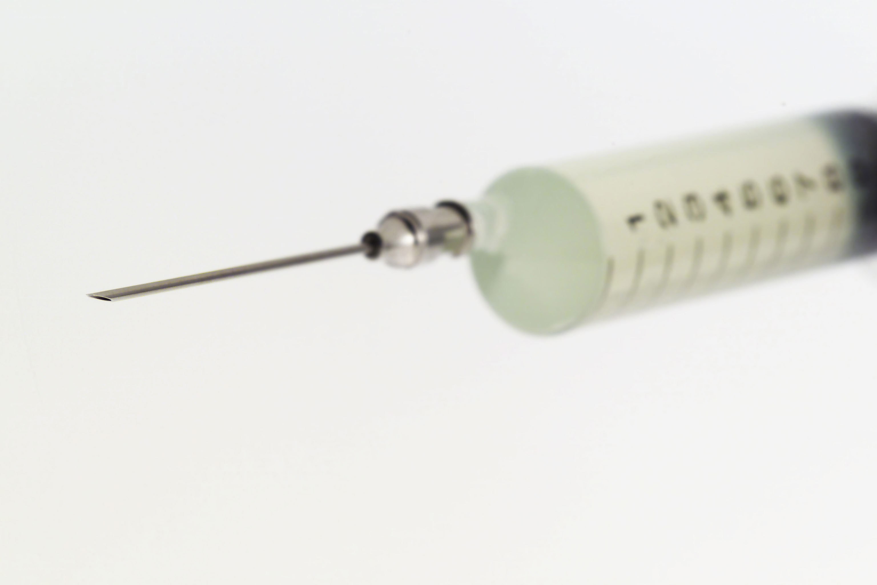 syringe with needle