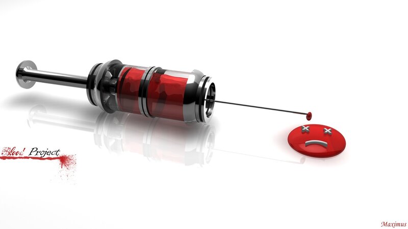 Syringe with Red Liquid — Clinical