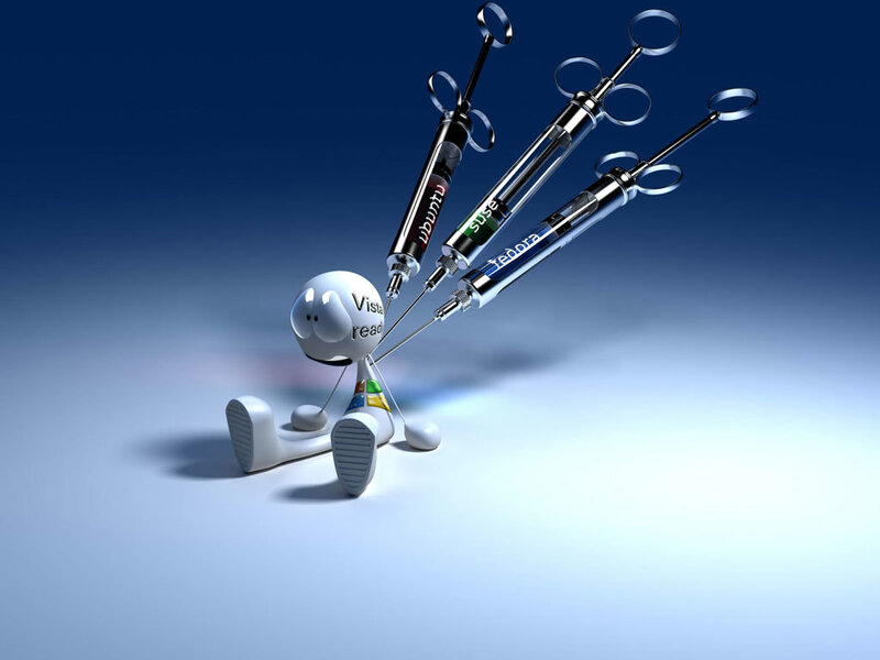 Syringes injecting operating systems