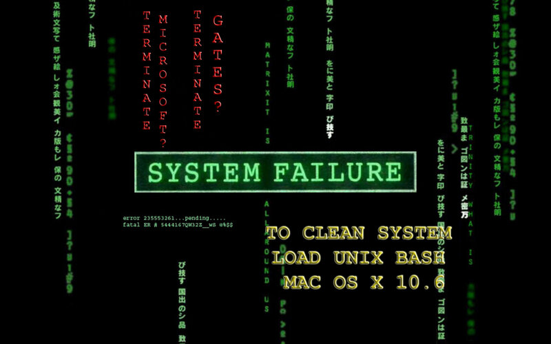 System Failure Screen — Black, Dramatic, Digital Art, Code, Text
