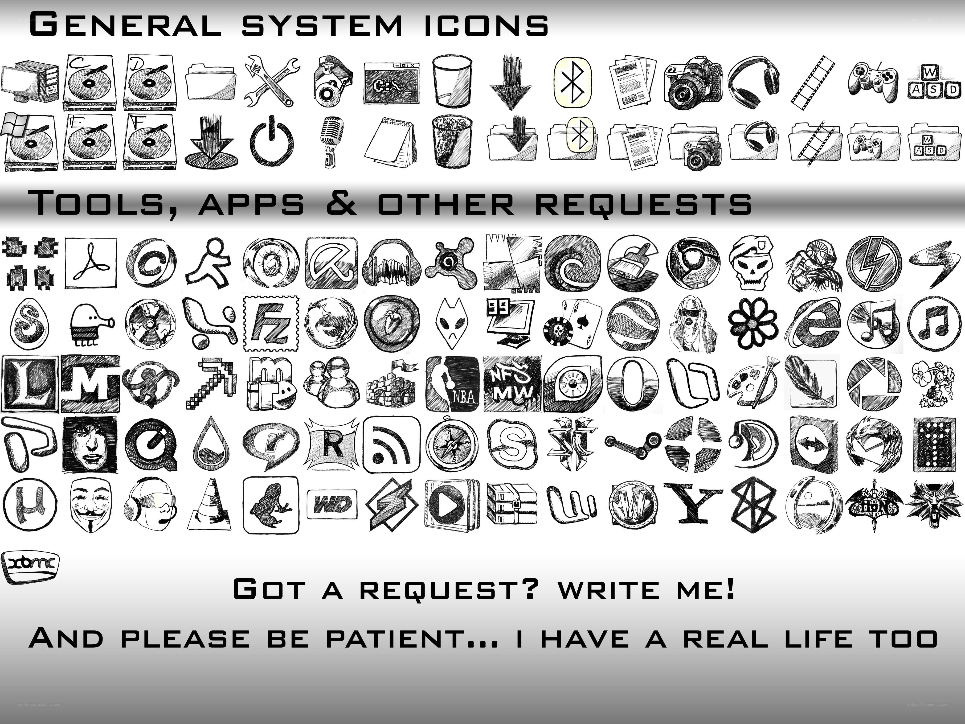 System icons collection