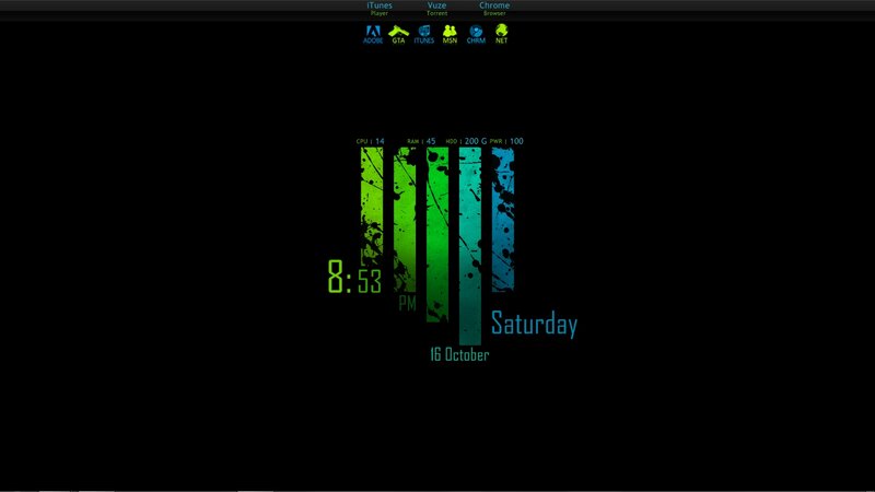 system monitor display
