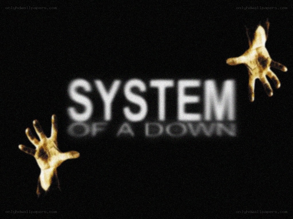 System of a Down logo with hands