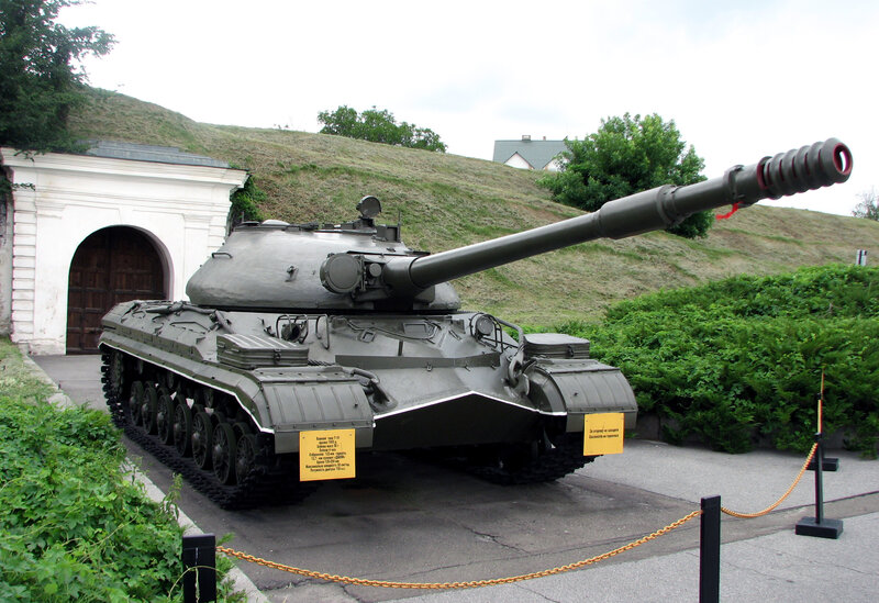 T-10 tank on display