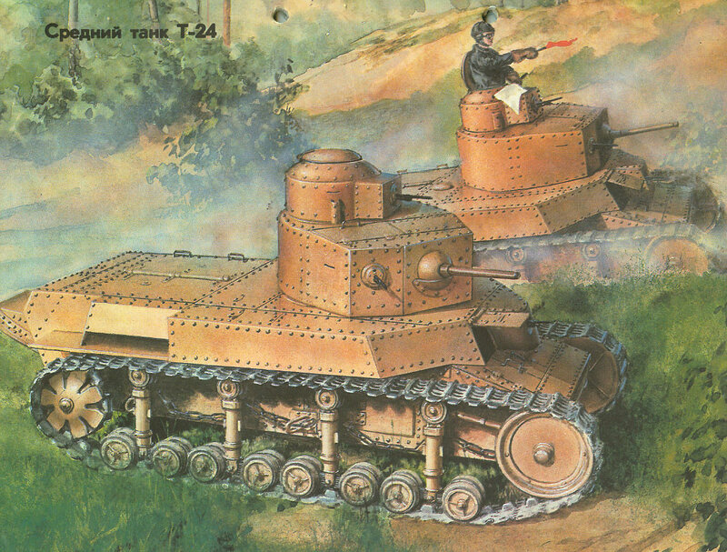 T-24 Tanks in Combat
