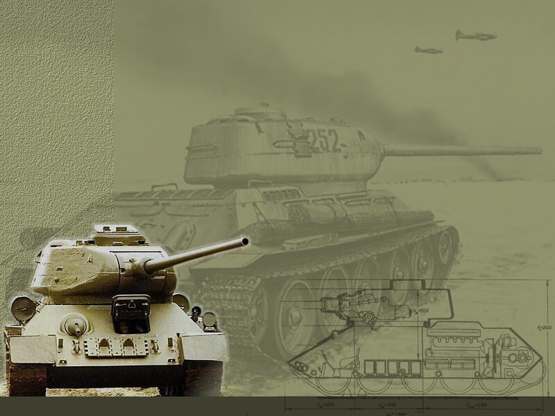 T-34 tank collage