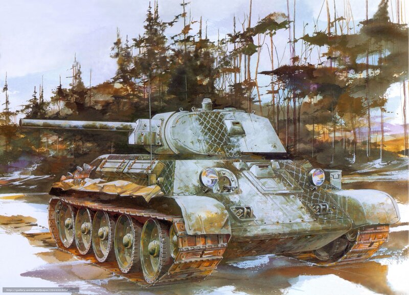 T-34 Tank in Forest