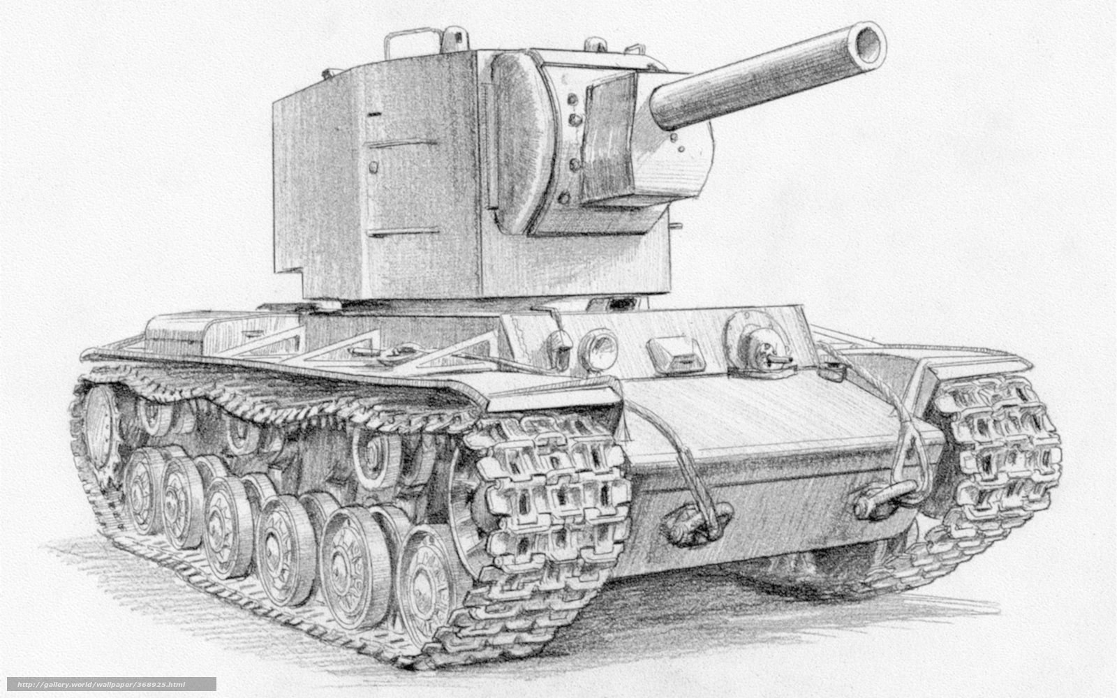 T-34 tank sketch