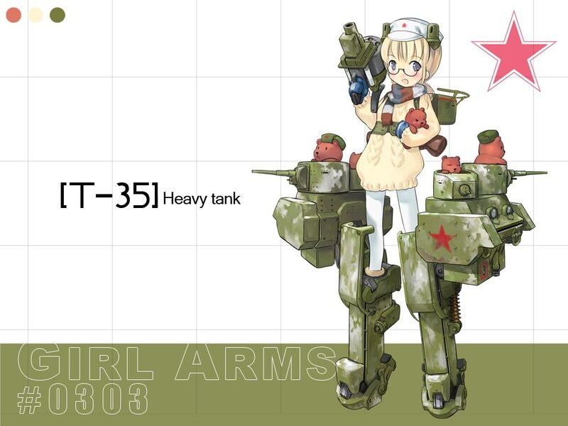 T-35 Heavy Tank Girl