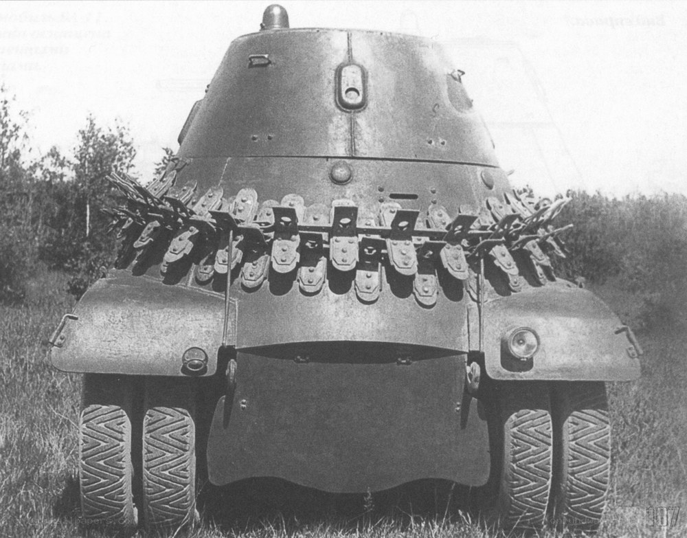 T-60 tank rear view