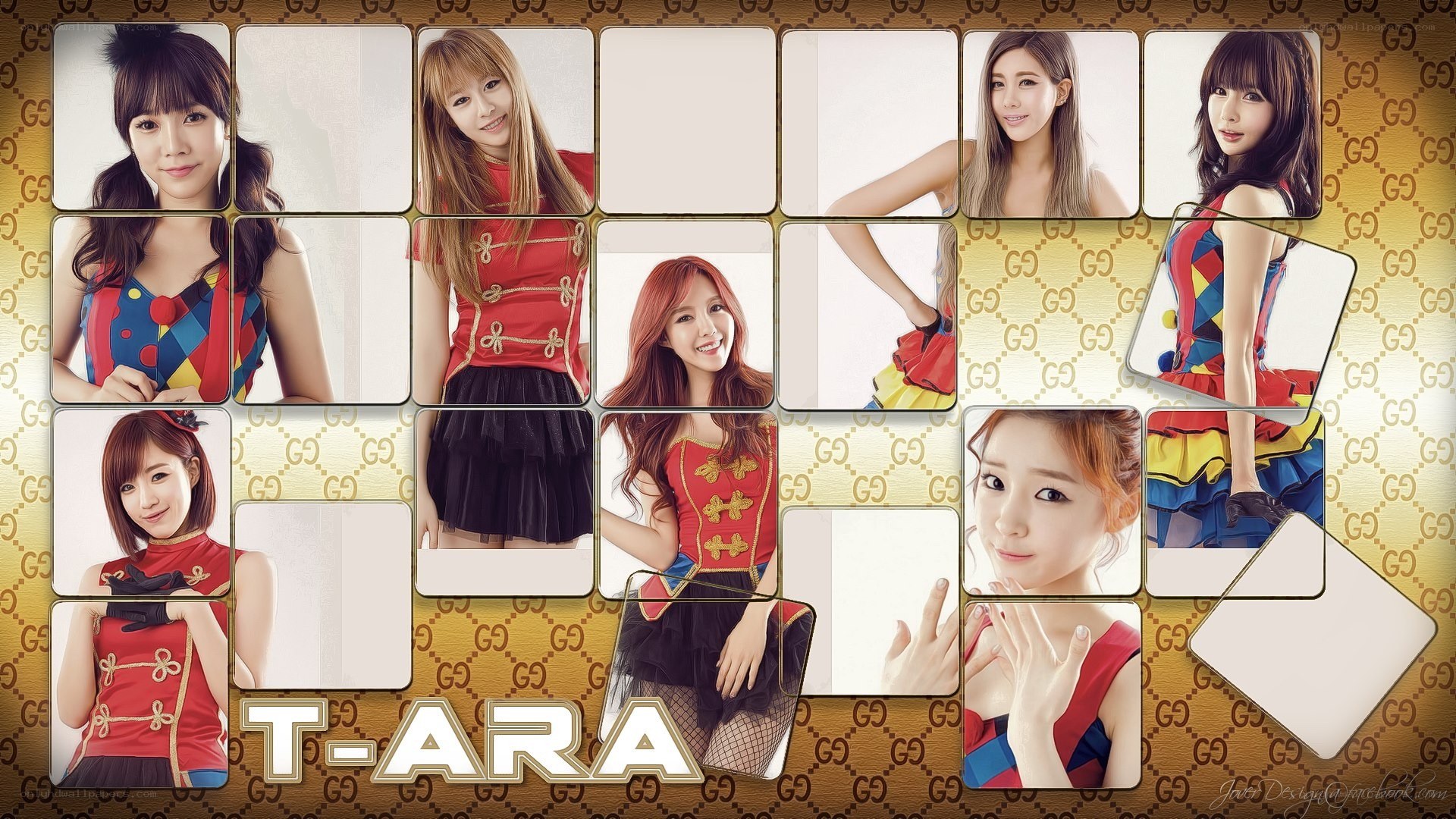 T-ARA group photo collage
