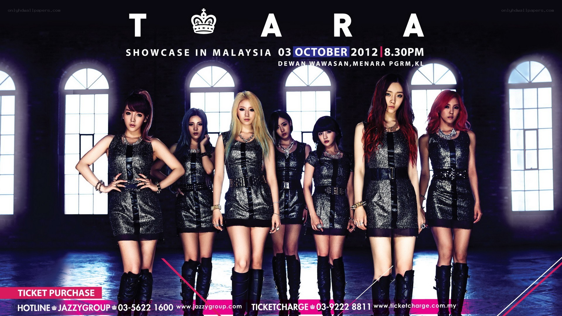 T-ara Malaysia showcase poster