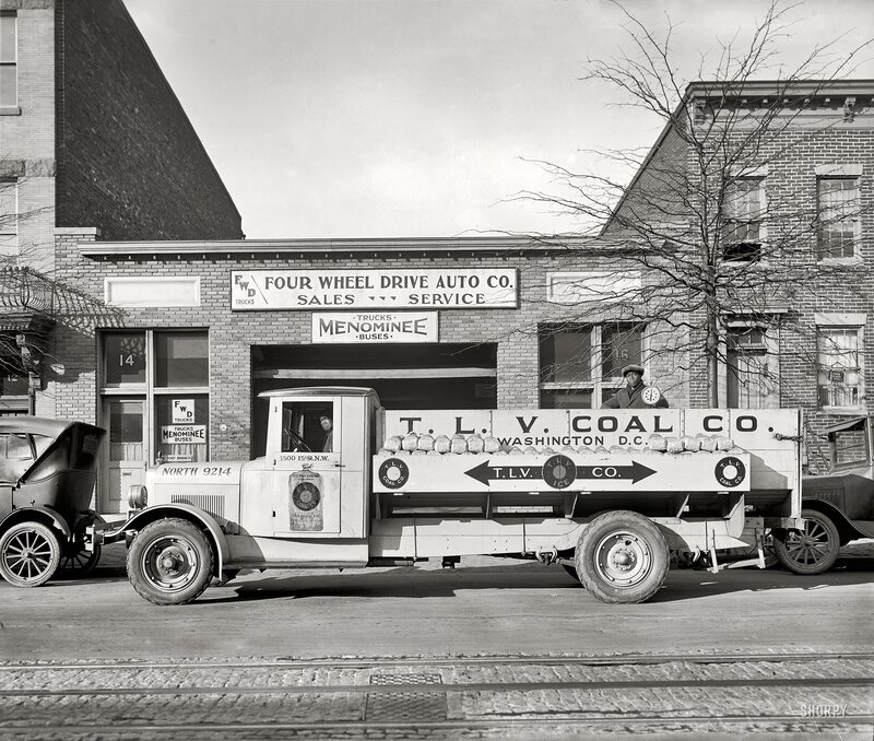 T.L.V. Coal Co. truck in Washington D.C.