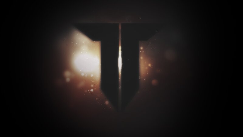 T Logo with Light Effect