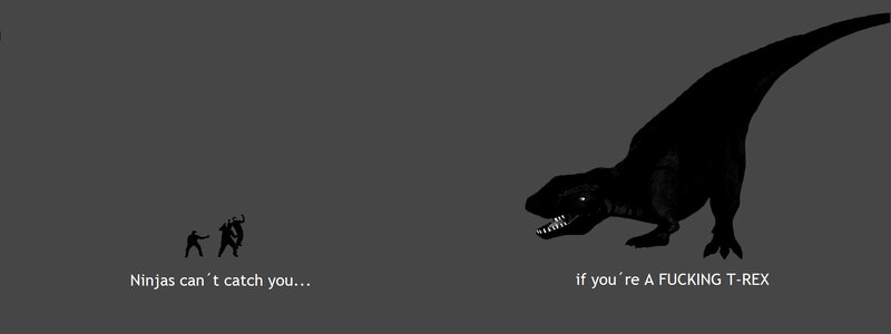 T-Rex and Ninjas