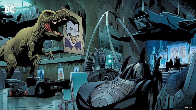 T-Rex in Batcave