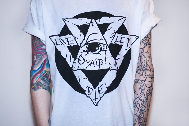 t-shirt with all-seeing eye design