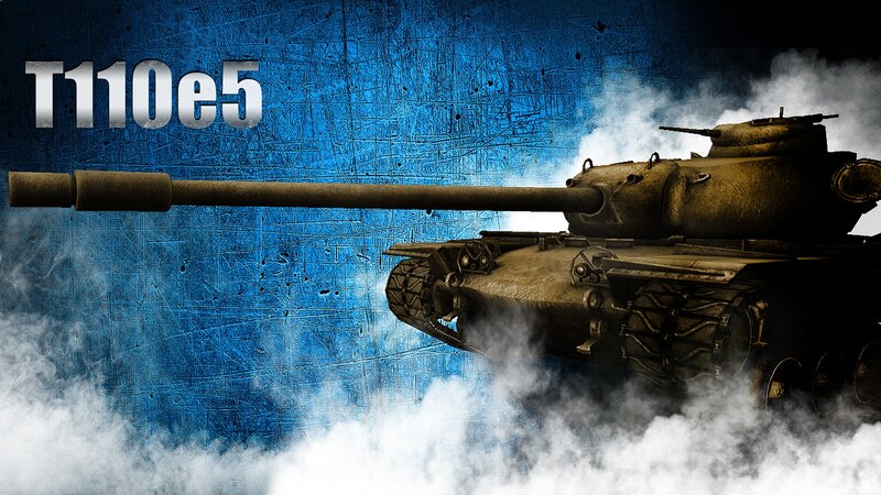 T110e5 tank artwork