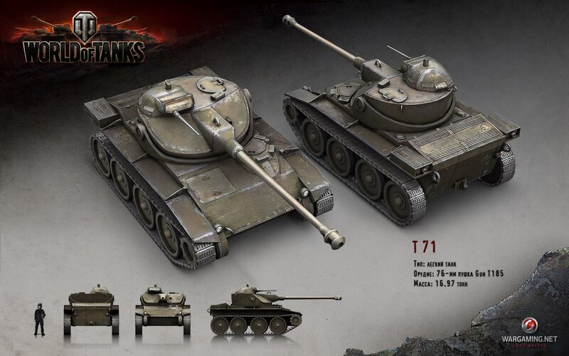 T71 Light Tank — Gray