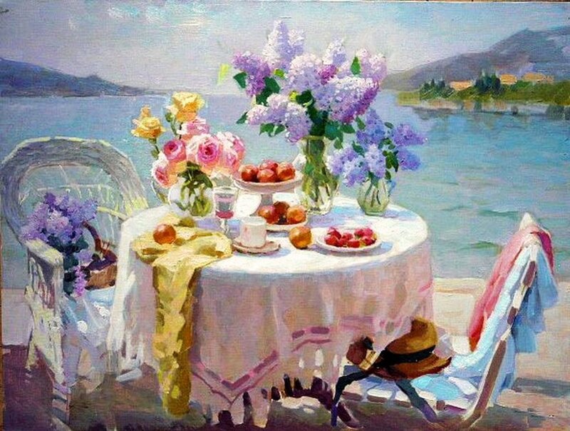 Table by the Water