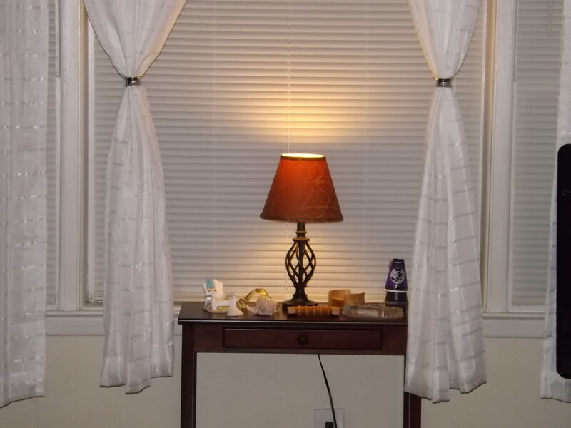 Table Lamp on Console Table