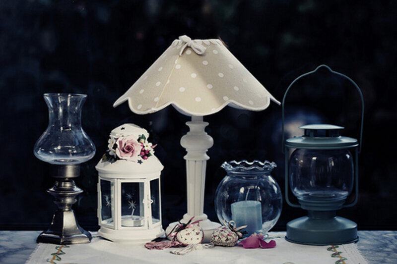 Table Lamp with Lanterns