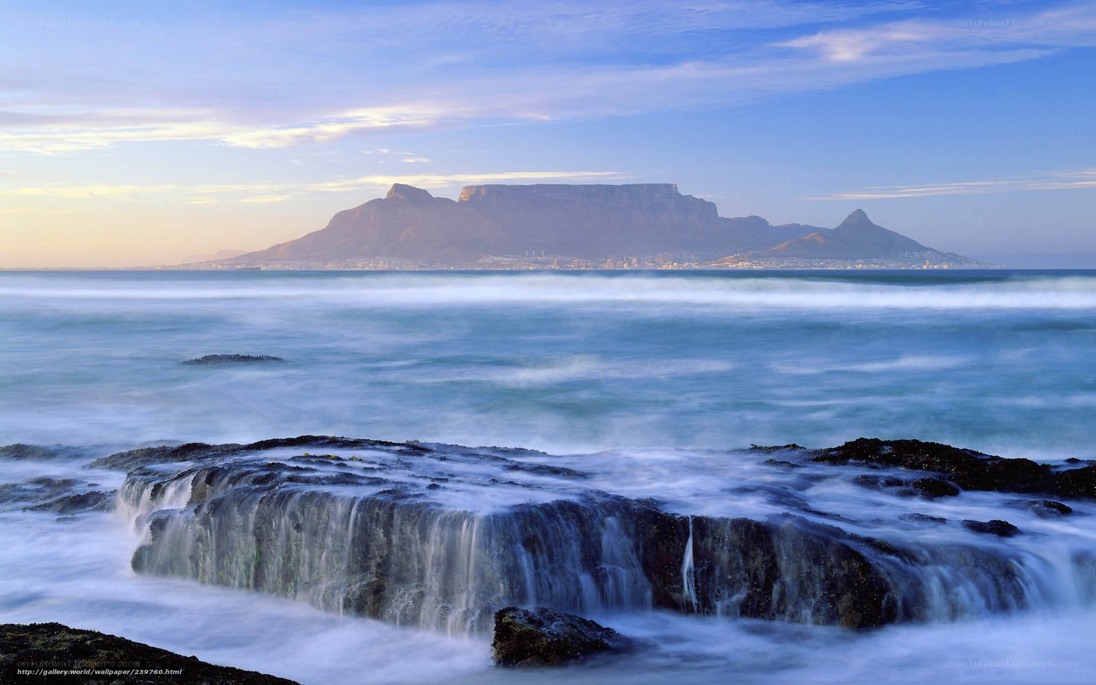 Table Mountain from the coast