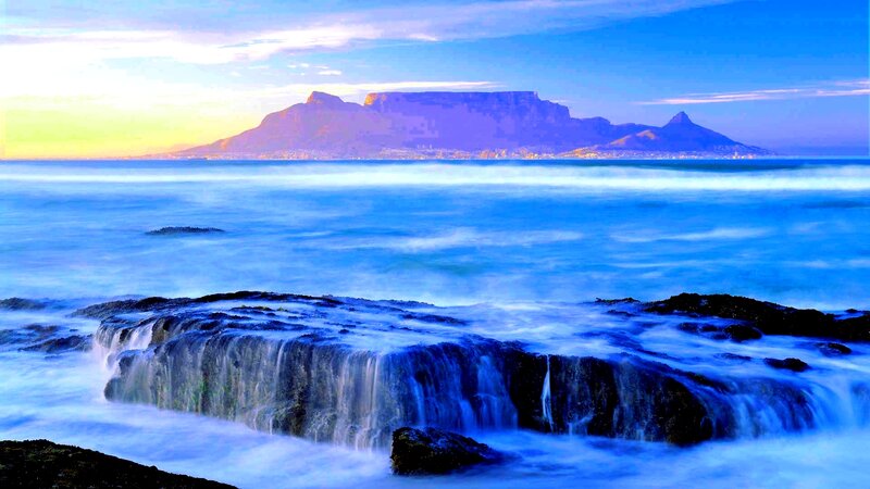 Table Mountain View — Blue, Serene