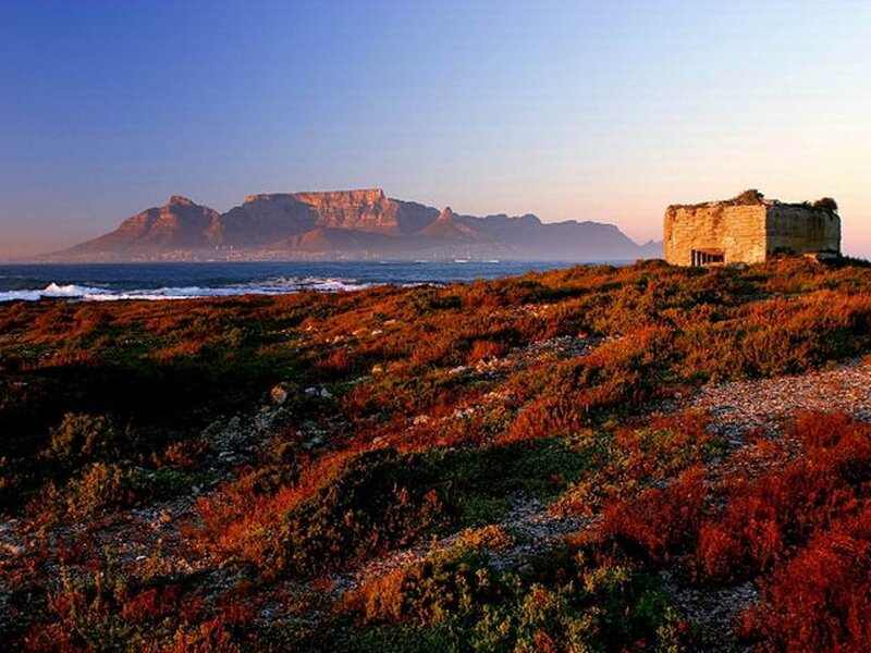 Table Mountain View — Blue