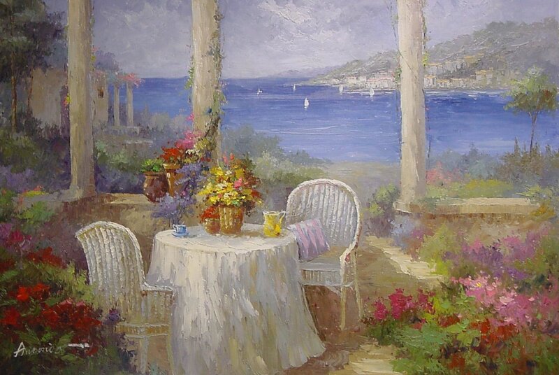 Table on a Terrace