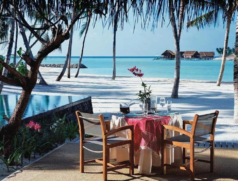 Table Set on Beach