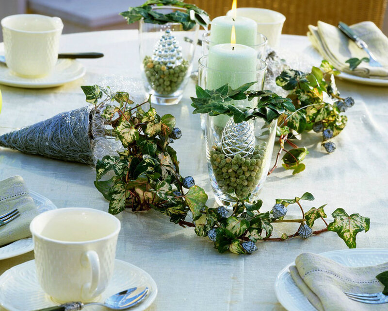 Table Setting with Candles