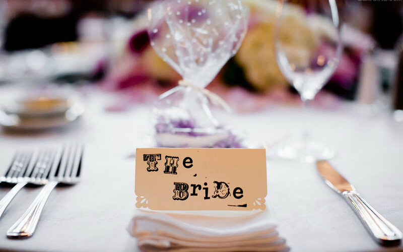 Table Setting with Card