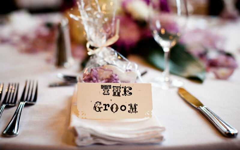 Table Setting with Place Card