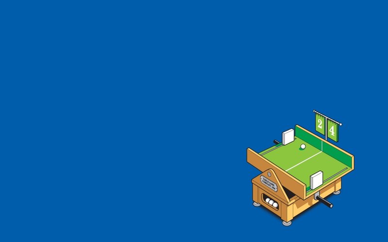 table tennis game machine