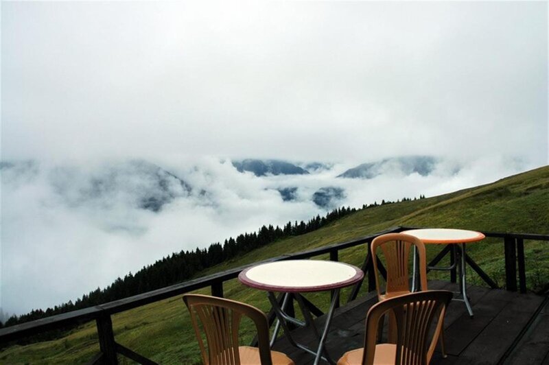 Tables on Mountain Deck