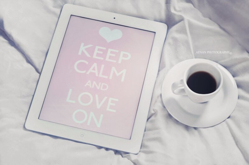 Tablet and Coffee Cup
