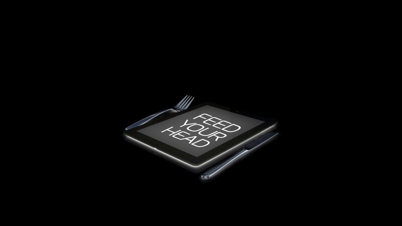 Tablet with Fork and Knife