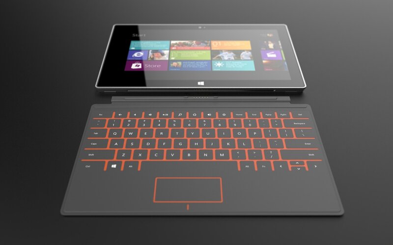 tablet with keyboard cover