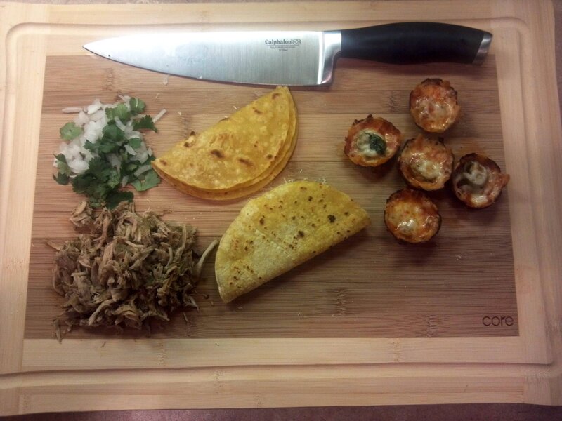 Taco Ingredients on Board