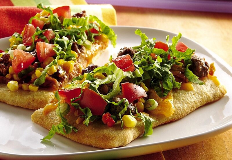 Taco Pizza Slices