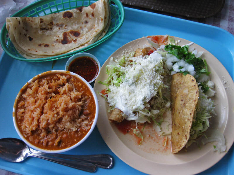 Tacos and Rice Meal