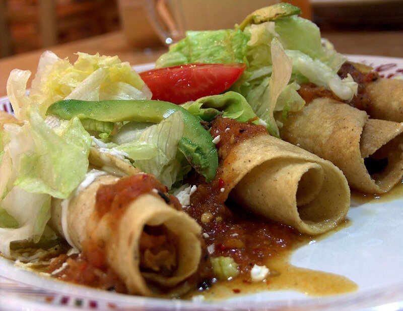 Tacos with Salad