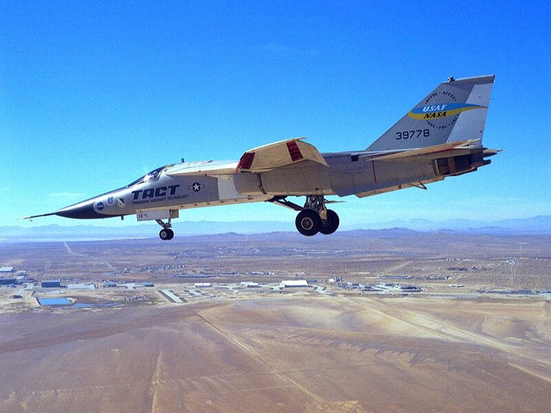 TACT Jet in Flight