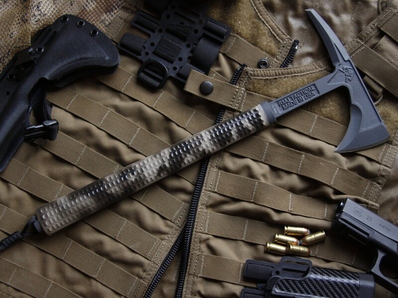 Tactical Axe on Vest